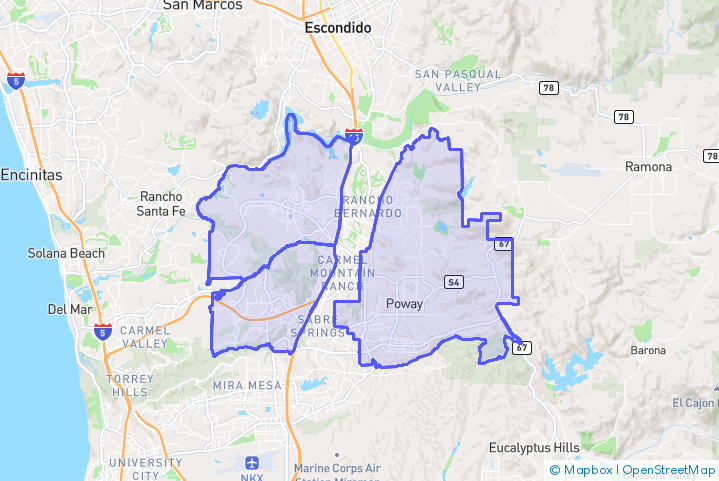Service Area Map