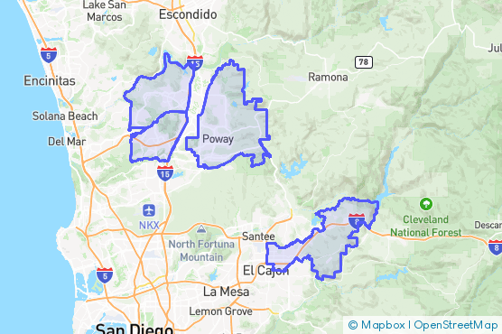 Service Area Map