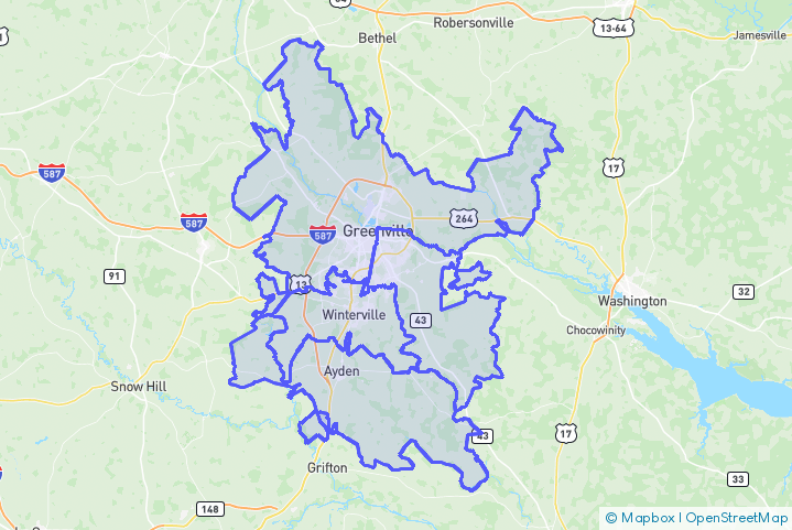 Service Area Map