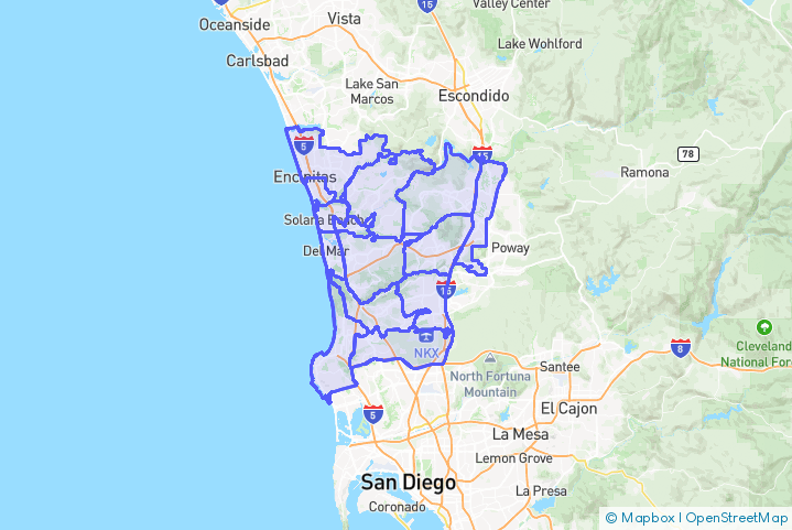 Service Area Map