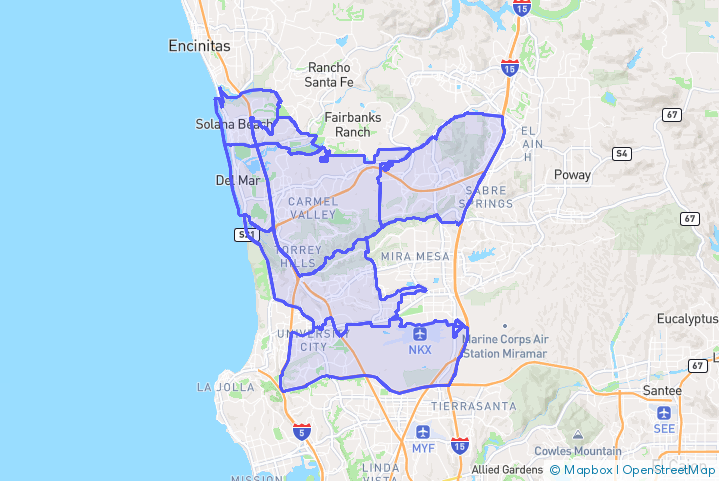 Service Area Map