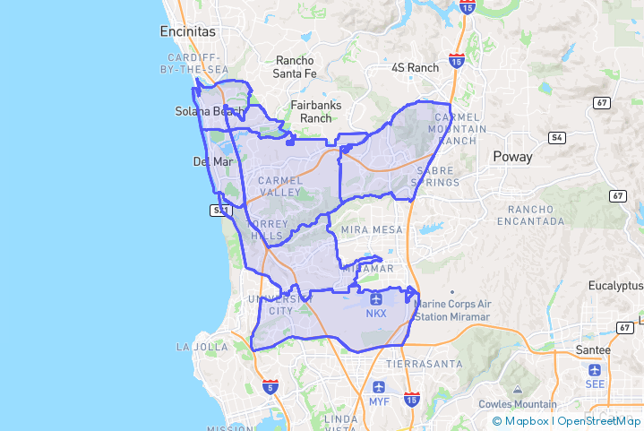 Service Area Map