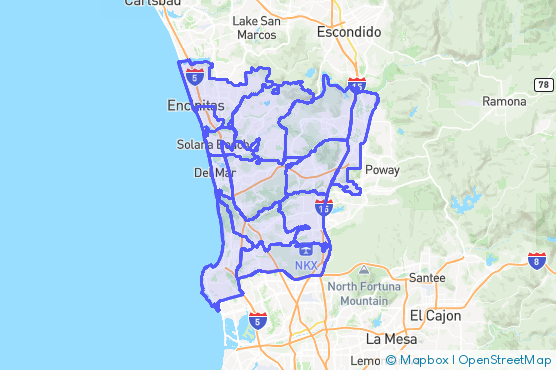 Service Area Map