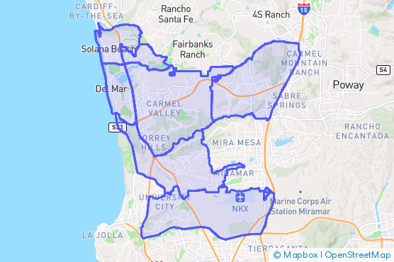 Service Area Map