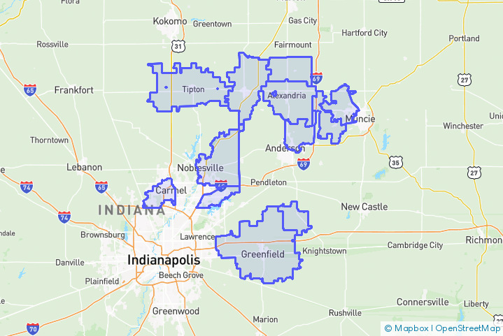 Service Area Map