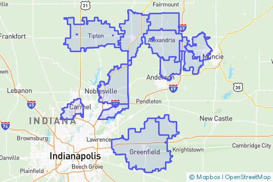 Service Area Map