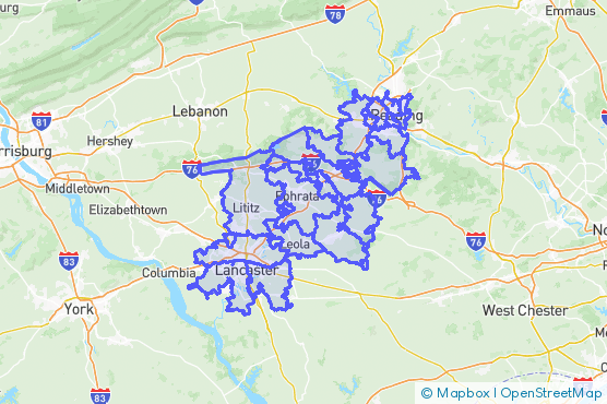 Service Area Map