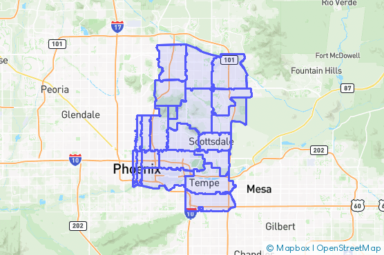 Service Area Map
