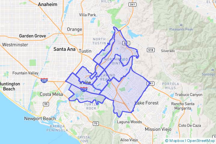 Service Area Map