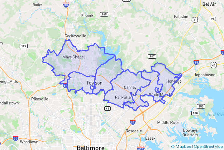 Service Area Map