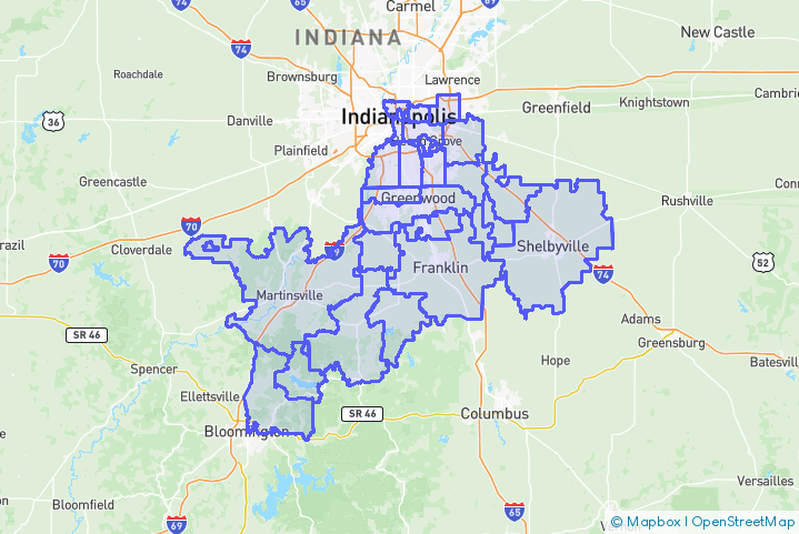 Service Area Map