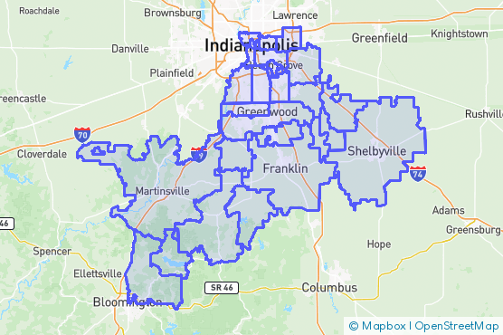 Service Area Map