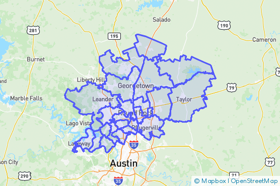 Service Area Map