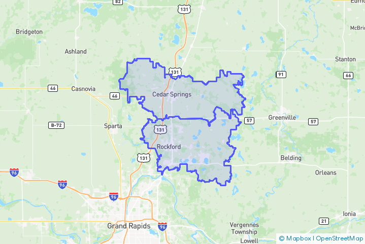 Service Area Map