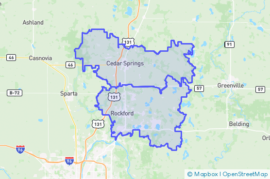 Service Area Map