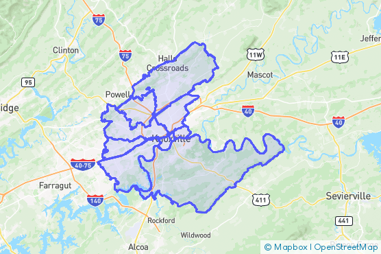 Service Area Map