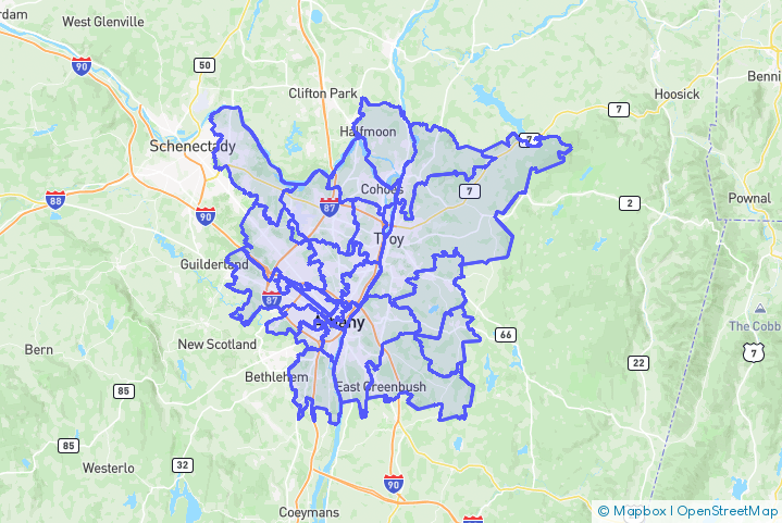 Service Area Map