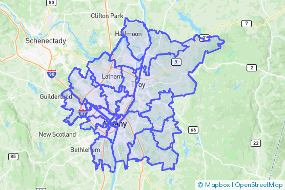 Service Area Map