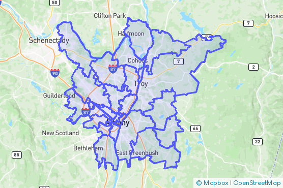 Service Area Map
