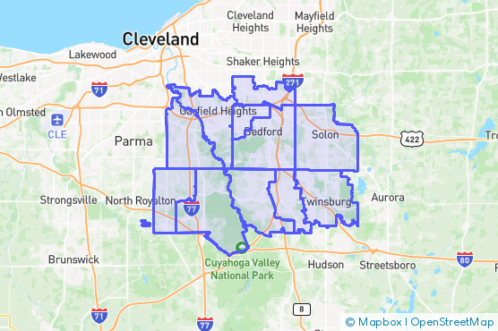 Service Area Map
