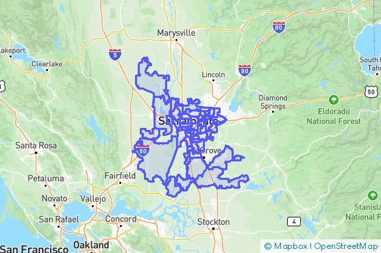 Service Area Map