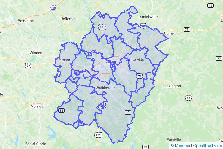 Service Area Map