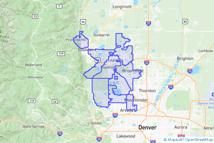 Service Area Map
