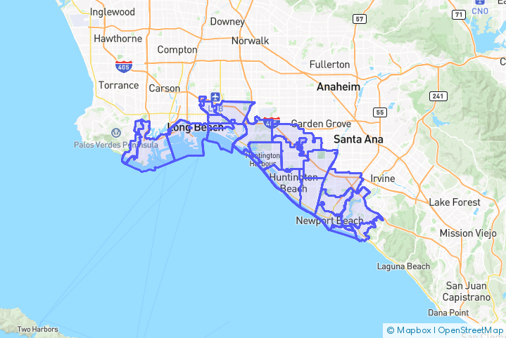 Service Area Map