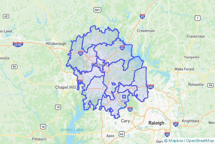 Service Area Map