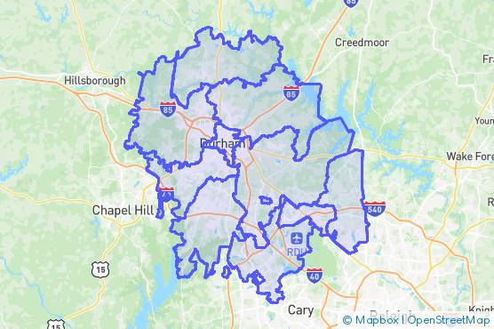 Service Area Map