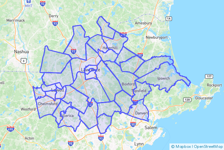 Service Area Map