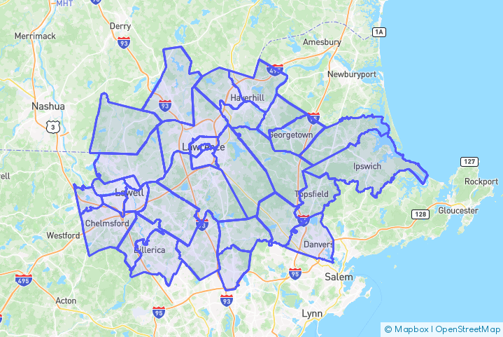 Service Area Map