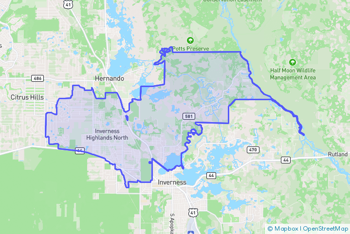 Service Area Map