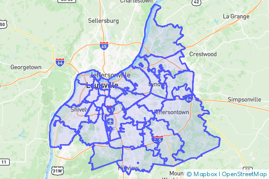 Service Area Map