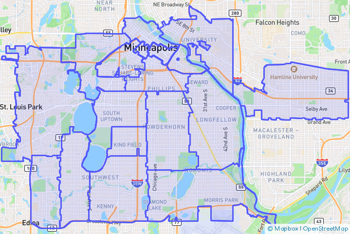 Service Area Map