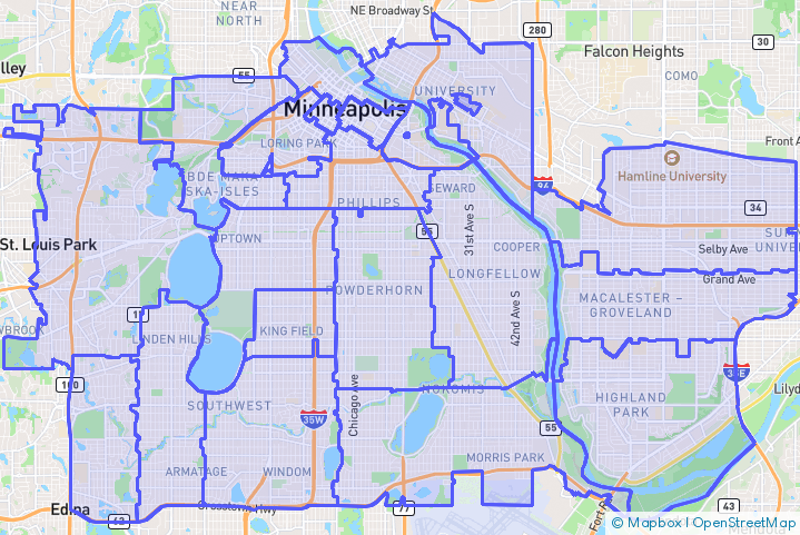 Service Area Map