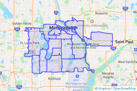 Service Area Map