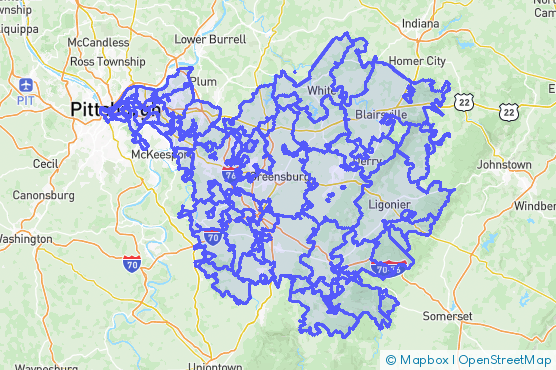 Service Area Map
