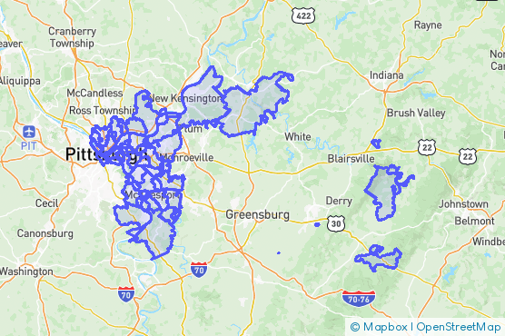Service Area Map
