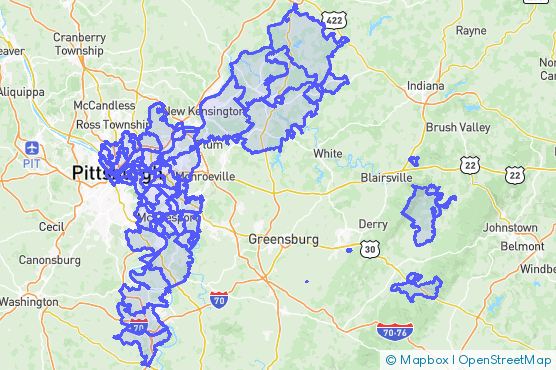 Service Area Map