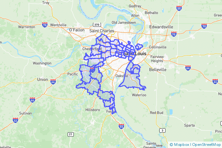 Service Area Map
