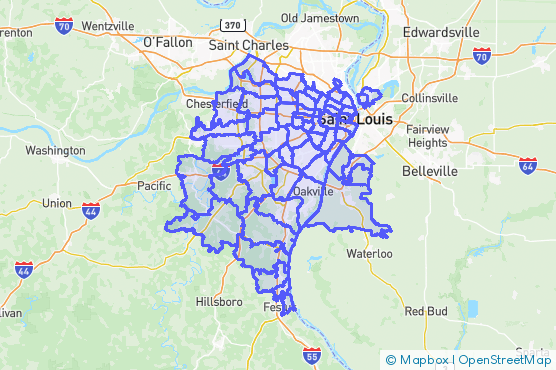 Service Area Map