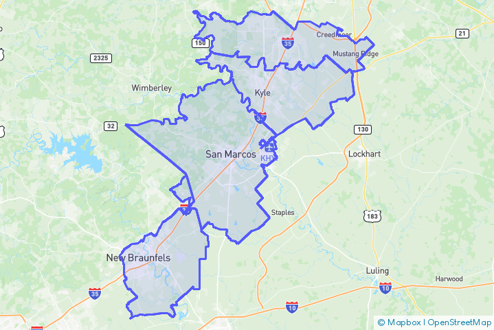Service Area Map