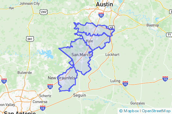 Service Area Map