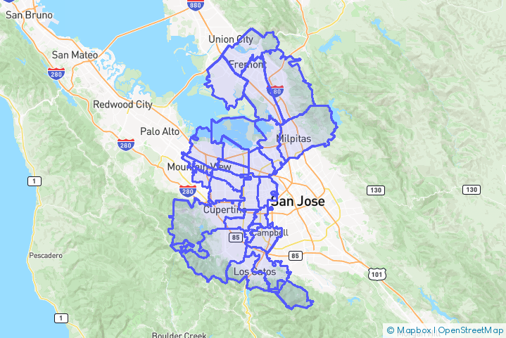 Service Area Map