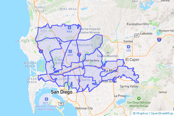 Service Area Map