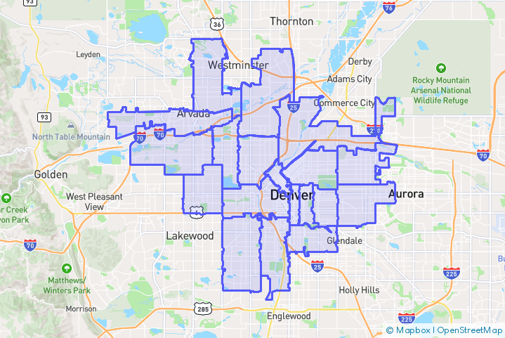 Service Area Map