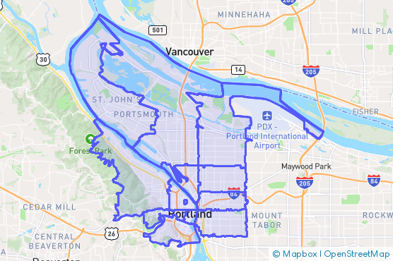 Service Area Map