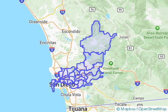 Service Area Map