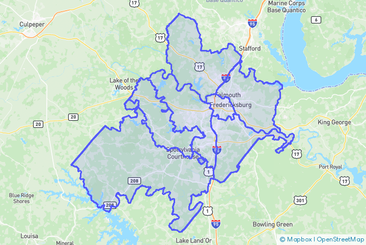 Service Area Map